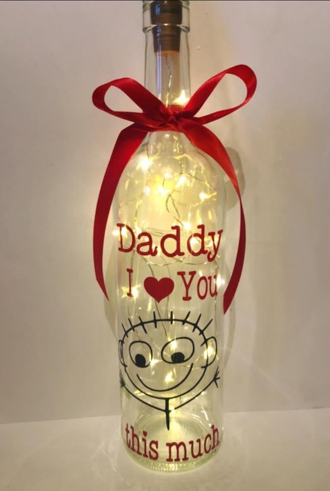 Father’s Day light up bottle