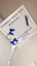 Load image into Gallery viewer, First day at school/nursery frame and personalised hanger
